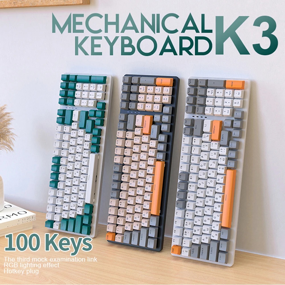 Mechanical Numpad Hot Swap Rgb Wireless - Klawiatura mechaniczna Hot Swap 100 klawiszy
