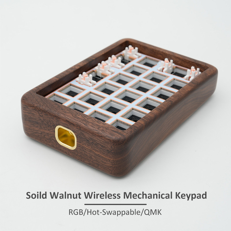 Mechanical Numpad Hot Swap Rgb Wireless - Zestaw bezprzewodowej klawiatury mechanicznej z litego
