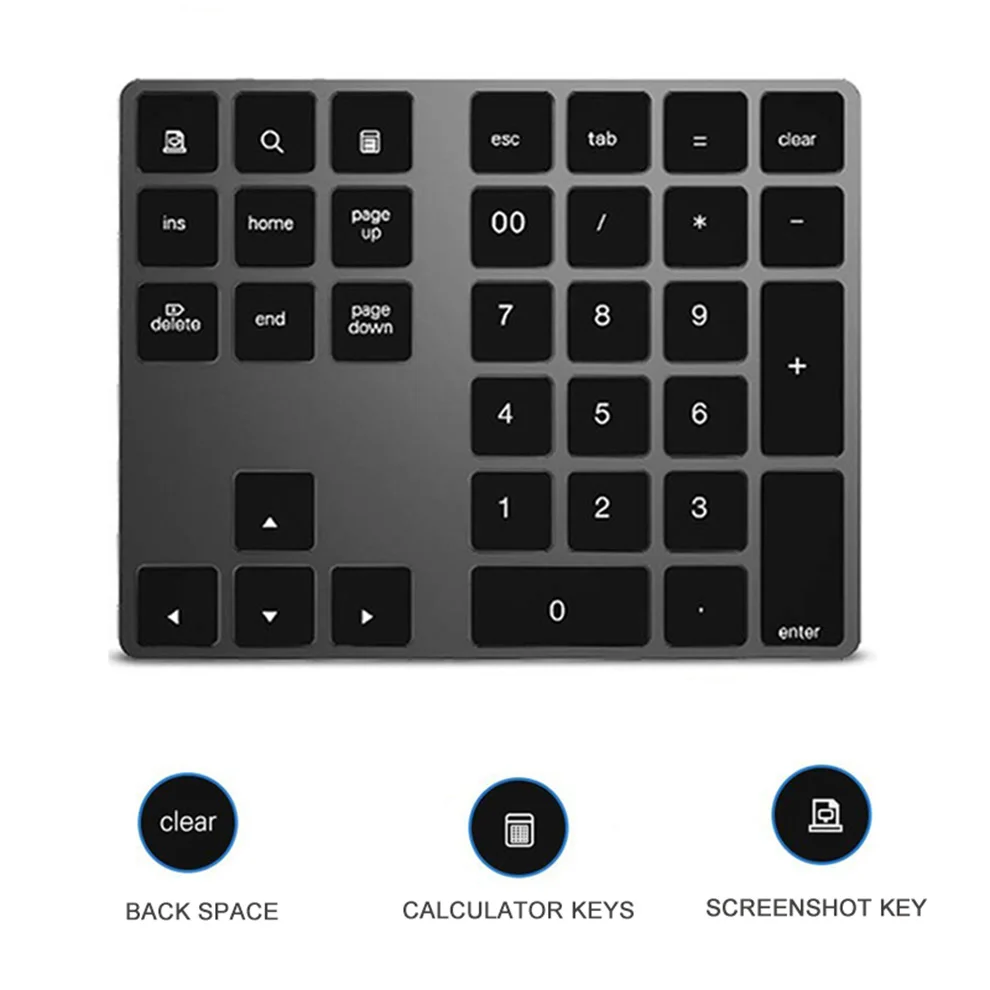 Mini Ultra Cienka Klawiatura N – Bluetooth Numeric Keypad Aluminum Slim recenzja i cena