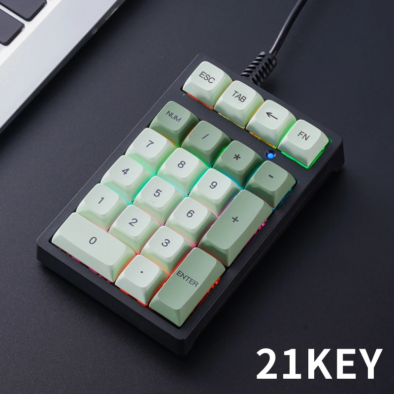 APAYADO T21 Mechaniczna Klawia – Pbt Keycaps For Numeric Keypad Numpad recenzja i cena