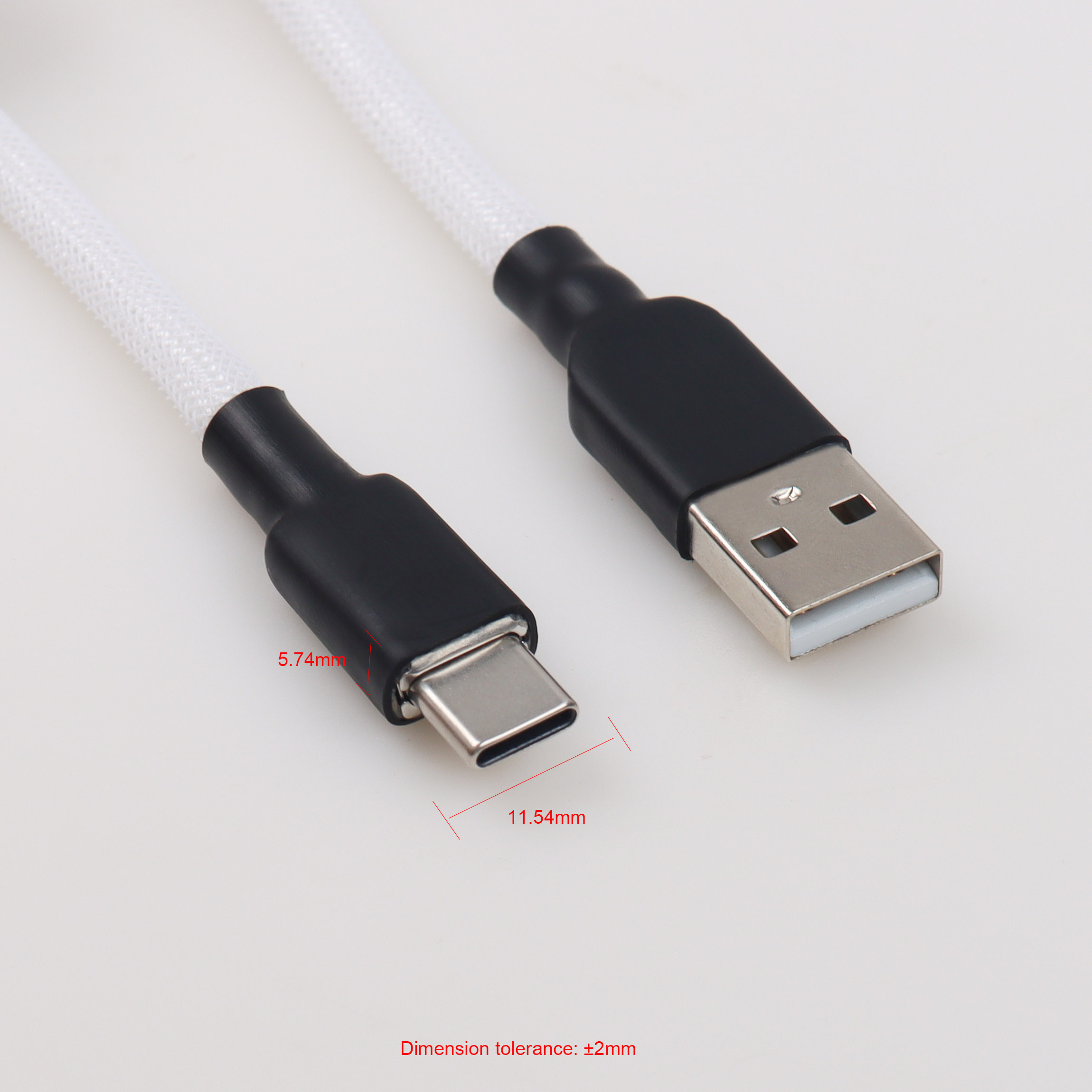 Kabel USB-C do klawiatury, spi – Type C Detachable Cable Coiled Keyboard recenzja i cena