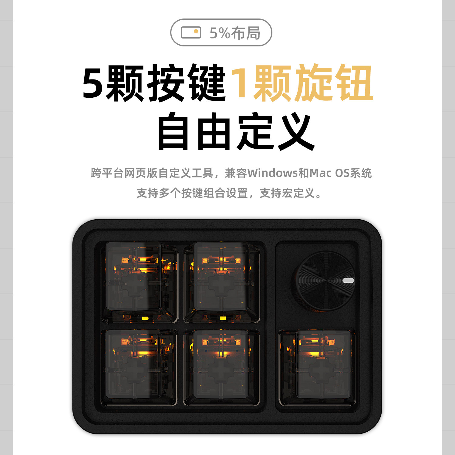 Niestandardowa mikroklawiatura – Custom Number Pad Macro Keypad Programmable recenzja i cena