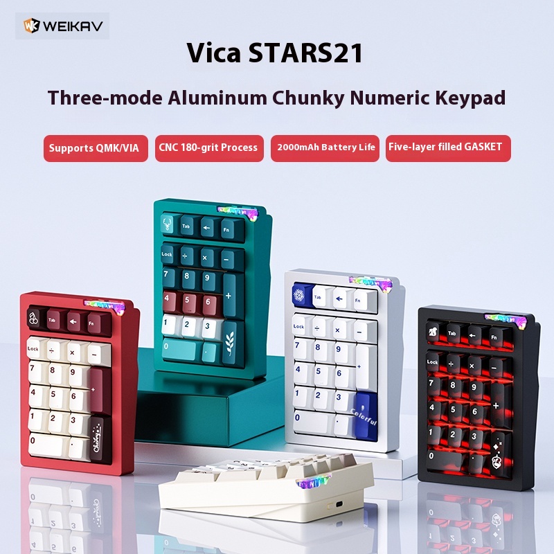 SUMREDA stars21-S Bezprzewodow – Mechanical Numpad Hot Swap Rgb Wireless recenzja i cena