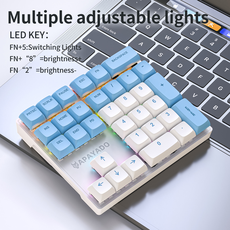 Klawiatura numeryczna mechanic – Pbt Keycaps For Numeric Keypad Numpad recenzja i cena