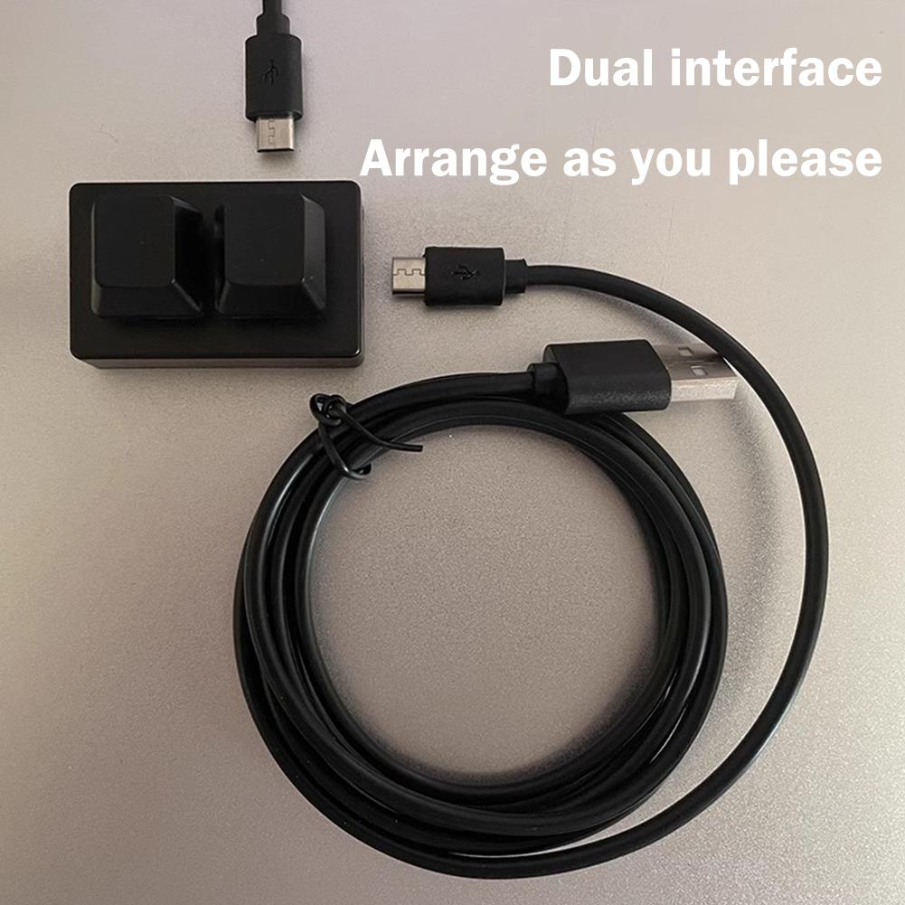 2 klawisze RGB USB niestandard – Custom Number Pad Macro Keypad Programmable recenzja i cena