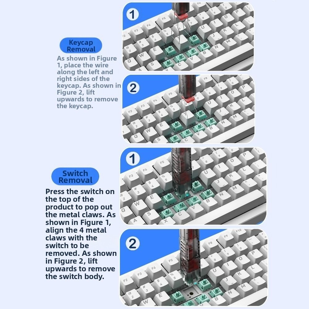 2 w 1: narzędzie do wyjmowania – Keycap Puller Switch Puller 2 In 1 recenzja i cena