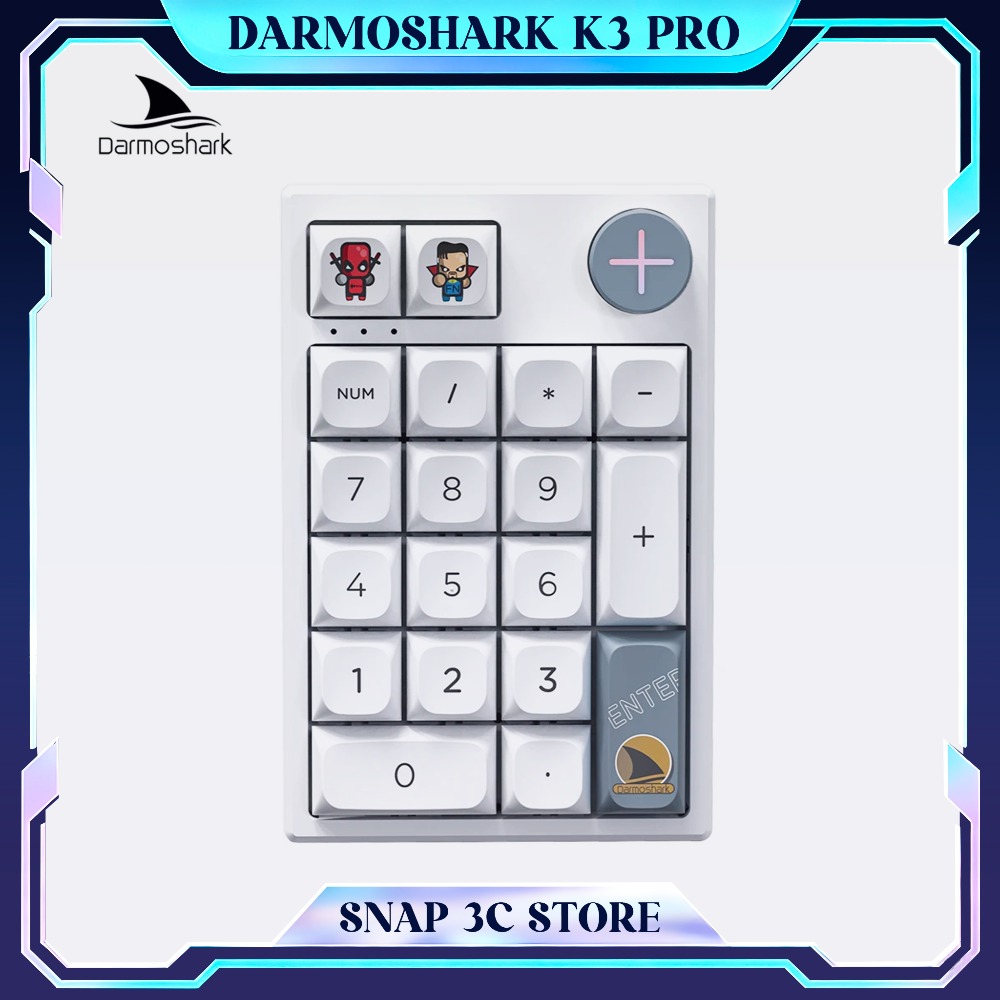 Darmoshark K3 Pro Bezprzewodow – Mechanical Numpad Hot Swap Rgb Wireless recenzja i cena