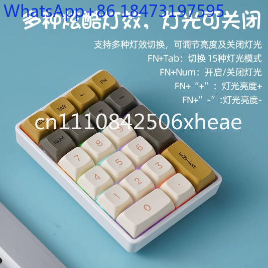 FREEWOLF K21 Bezprzewodowa Mec – Mechanical Numpad Hot Swap Rgb Wireless recenzja i cena